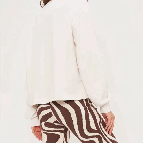 Project Social T Good Times Ahead Sweatshirt In Vintage White - Picture 3 of 6